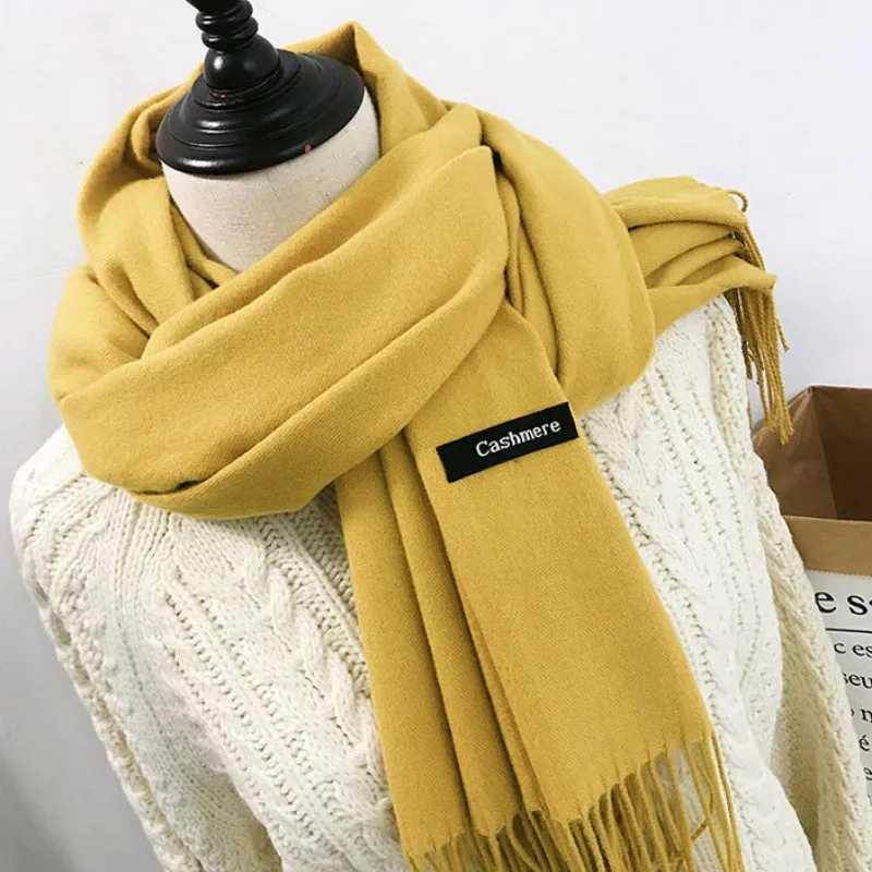 Bright-colored Thick and Warm Multi-purpose Winter Scarfs